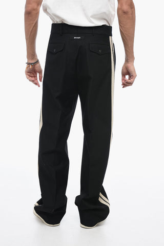 Cotton Blend TAPE Pants with Side Contrasting Bands