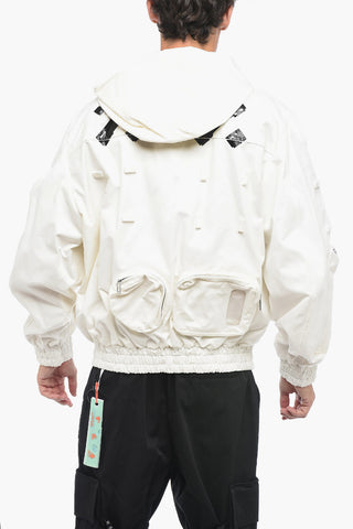 Bomber Utility con Cappuccio Removibile