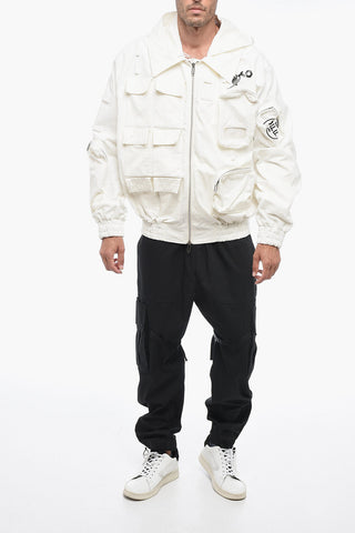 Bomber Utility con Cappuccio Removibile