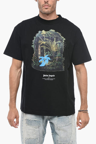 T-Shirt HUNTING IN THE FOREST con Stampa in Rilievo