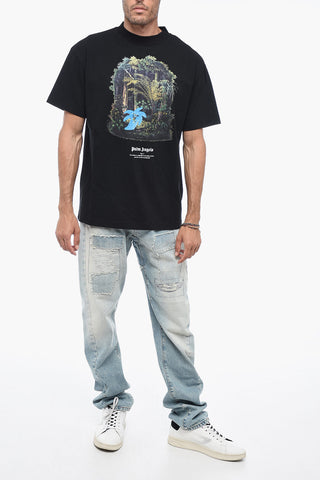 T-Shirt HUNTING IN THE FOREST con Stampa in Rilievo