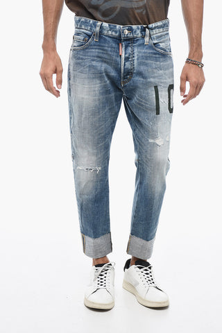 Printed Sailor Denims with Cuffs 17cm