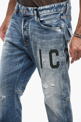 Printed Sailor Denims with Cuffs 17cm