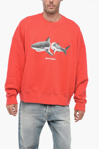 Felpa Girocollo WHITE SHARK con Patch in Spugna