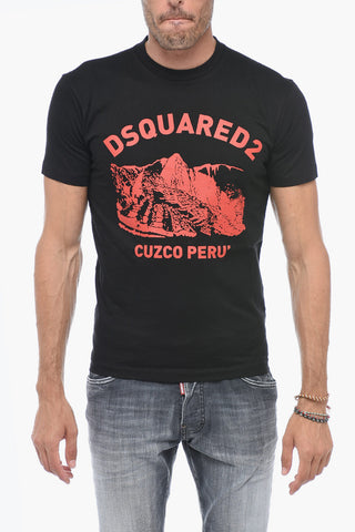 T-Shirt CUZCO PERU con Stampa Lettering