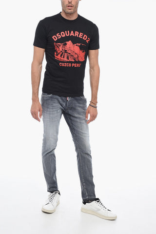 CUZCO PERU T-shirt with Lettering Print