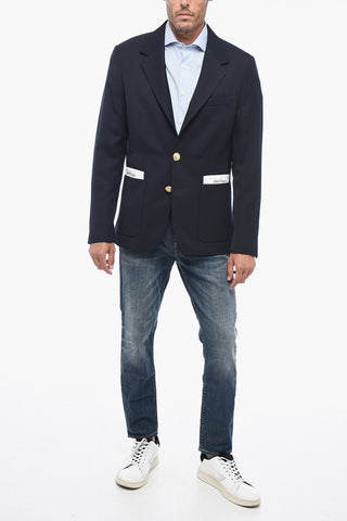Blazer Monopetto TAPE CLASSIC in Misto Lana Vergine
