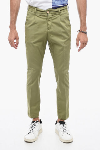 Chino Pants with Logoed Application
