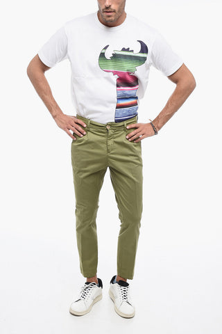 Chino Pants with Logoed Application