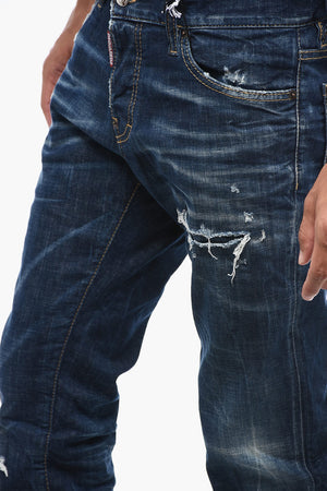 Distressed Denims with Dark wash 16cm