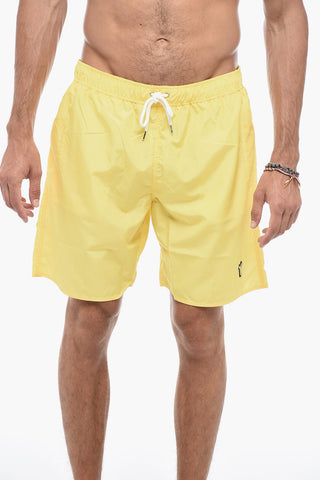 Logoed Patch Swimshorts
