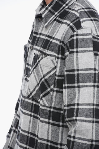 Flannel ARROW Shirt with Double Chest Pocket