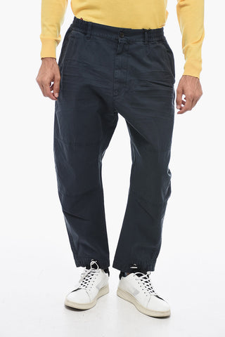 Pantalone Chinos in Cotone con Orlo con Coulisse