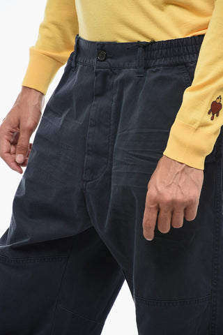 Pantalone Chinos in Cotone con Orlo con Coulisse