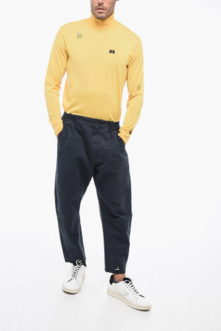 Pantalone Chinos in Cotone con Orlo con Coulisse