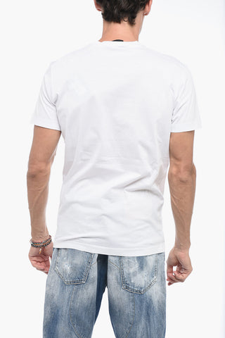 Crewneck T-shirt with Logo Print