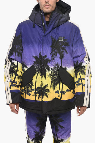 Hooded PALM SUNSET Ski Jacket