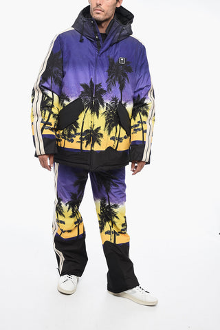 Hooded PALM SUNSET Ski Jacket