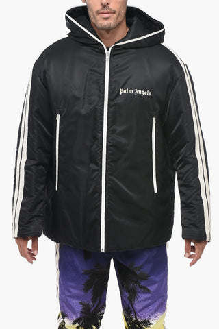 Contrasting Band TAPE Padded Jacket