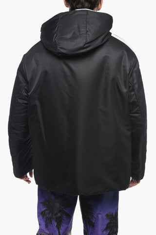 Contrasting Band TAPE Padded Jacket