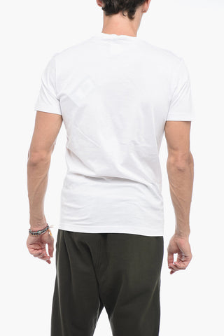T-Shirt Girocollo con Stampa Logo