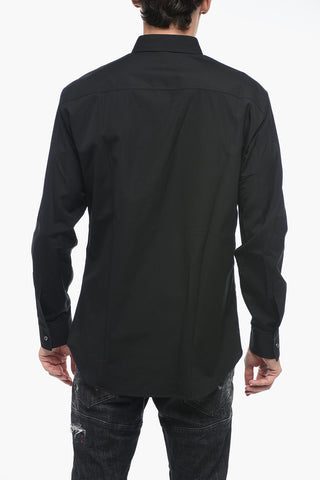 Slim Fit Shirt with Slogan Print