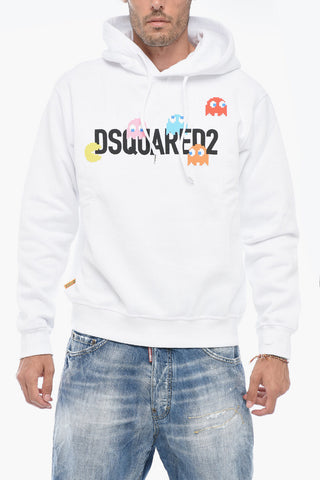 PAC-MAN Hoodie Sweatshirt with Graphic Print