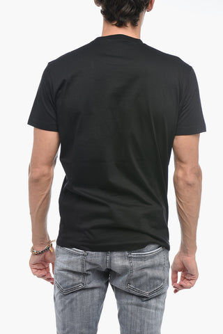 Crewneck T-shirt with Logo Print