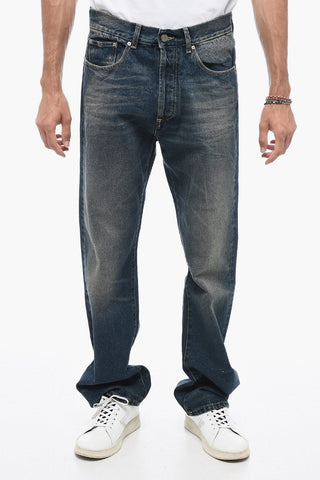 Loose Fit Stone Wash Jeans 23 cm