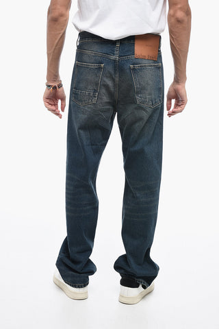 Loose Fit Stone Wash Jeans 23 cm