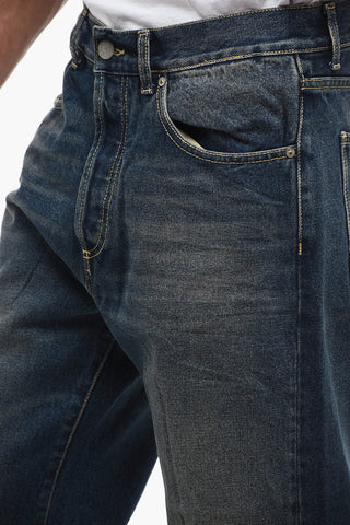 Loose Fit Stone Wash Jeans 23 cm