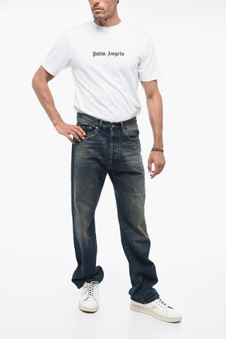 Loose Fit Stone Wash Jeans 23 cm