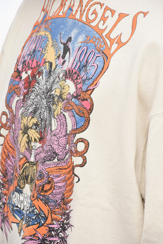 Oversized CONCERT Sweatshirt with Print