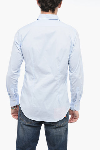 Cotton Slim Fit Shirt with Standard Collar