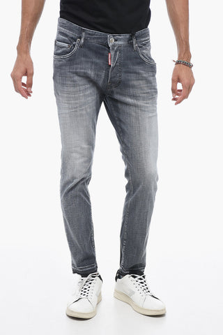 Skater Jeans with Raw Hem
