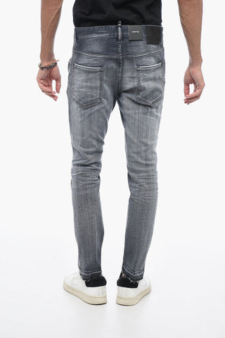 Skater Jeans with Raw Hem