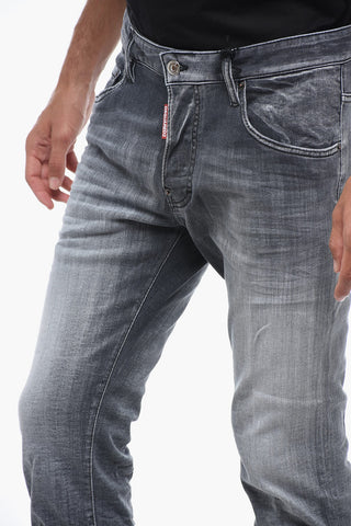 Skater Jeans with Raw Hem