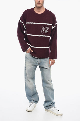 Maglione Girocollo MONOGRAM In MIsto Lana