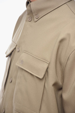 Sovracamicia Oversize con Colletto Button-Down