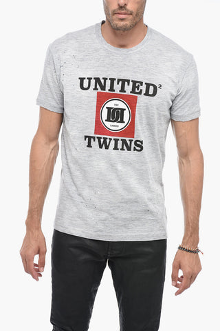 T-Shirt UNITED TWINS Stampata