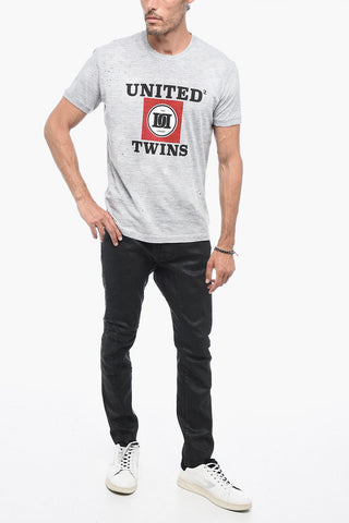 T-Shirt UNITED TWINS Stampata