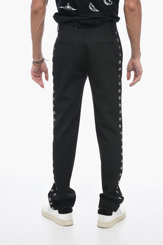 Slim-Fit-Hose Mit Ösen-Detail