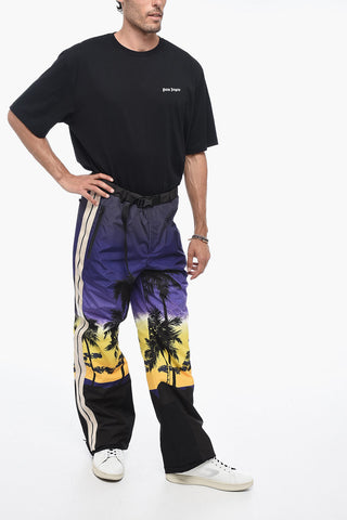 Pantaloni Sci Imbottiti PALM SUNSET con Bande a Contrasto