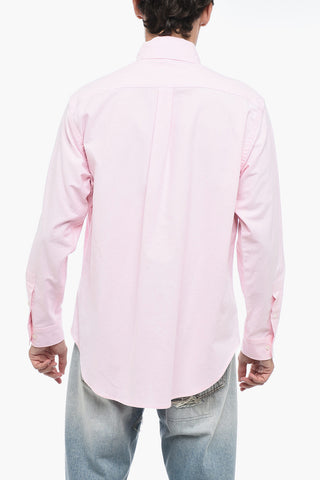 Button-down TAPE Cotton Shirt with Breast-pocket