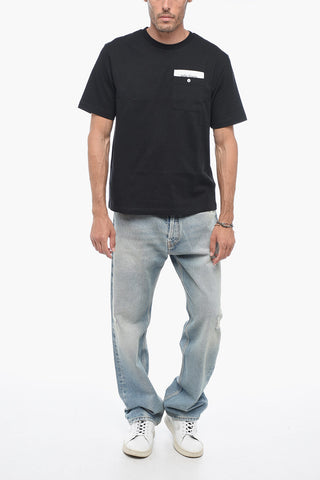 Crewneck SARTORIAL TAPE T-shirt With Breast Pocket