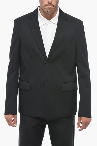 Blazer aus Schurwolle mit Pattentaschen
