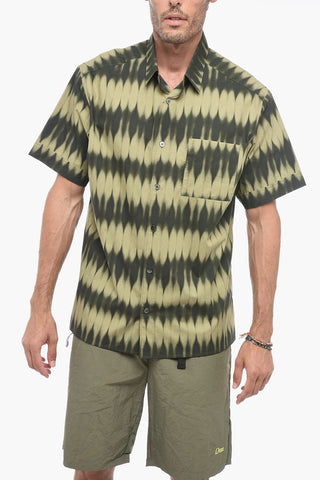 Tie-Dye Print Short Sleeved Shirt
