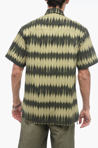 Tie-Dye Print Short Sleeved Shirt