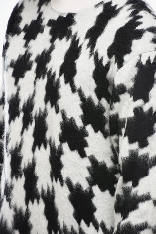 Pullover in Jaquard con Fantasia Geometrica