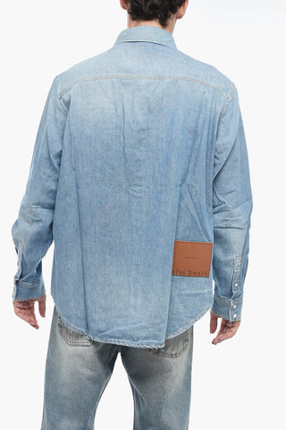 Embroidered MONOGRAM Denim Shirt